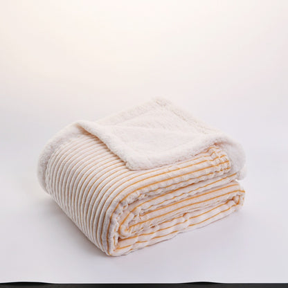 Damen luxuriöse und weiche Kuscheldecke mit samtiger Oberfläche Brehn