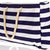 Große Strandtasche mit Maritimem Streifenmuster Brehn