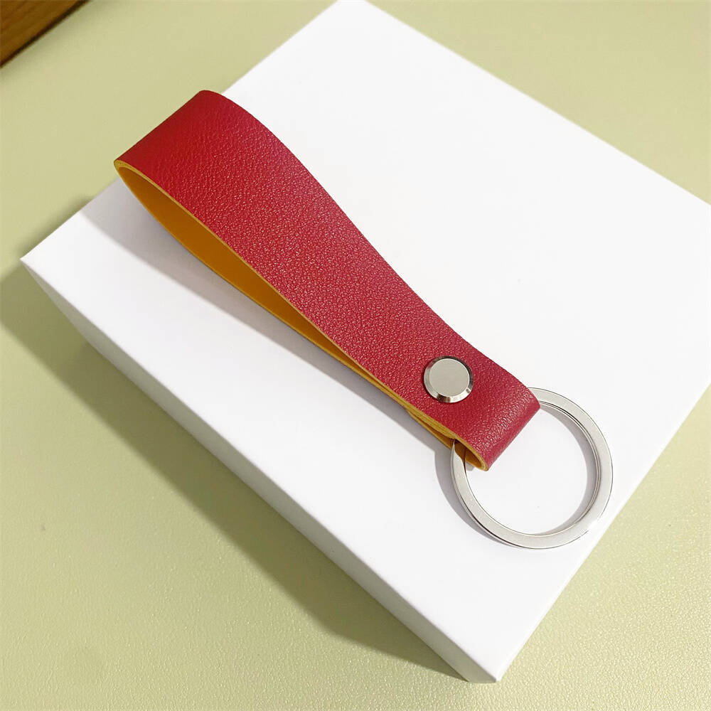 Premium Leder Schlüsselanhänger Halter Brehn