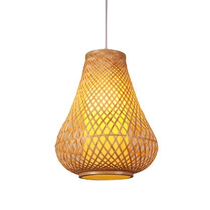 Woven Bamboo Deckenlampe