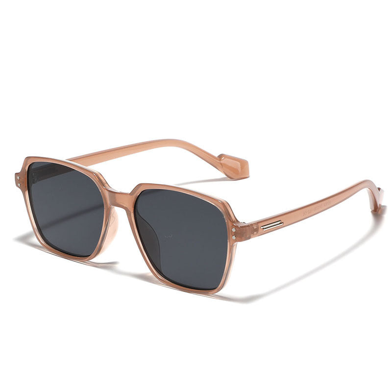 Damen quadratische Sonnenbrille mit modischem Kunststoffrahmen und polarisierten Gläsern Brehn