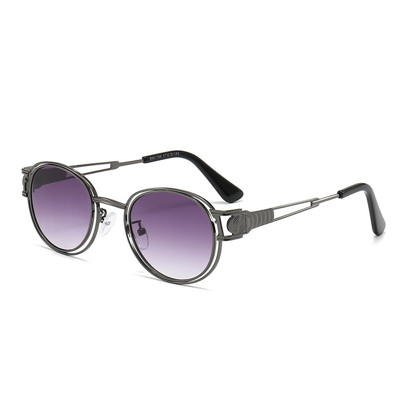 Damen Sonnenbrille mit modischem Metallrahmen und komfortablen Nasenpads Brehn