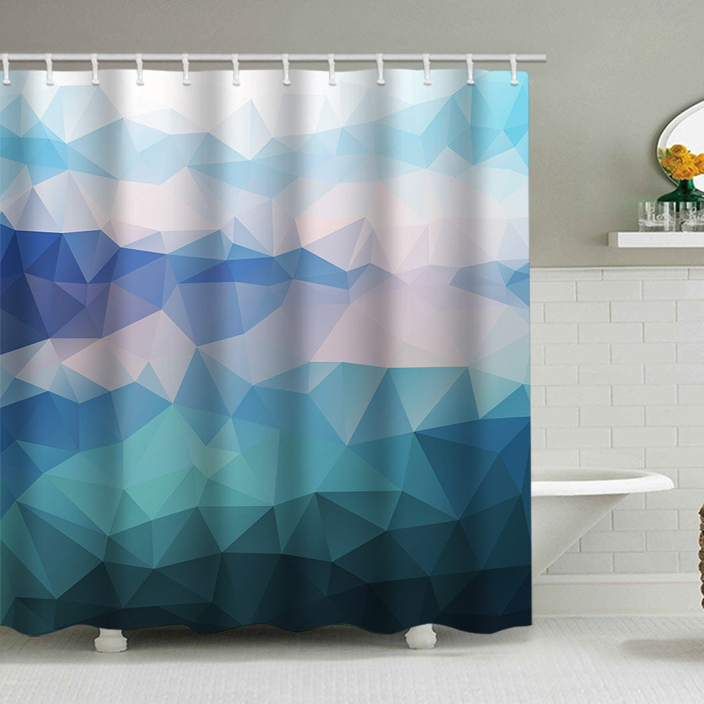 Künstlerisches Marmor Design Duschvorhang Brehn