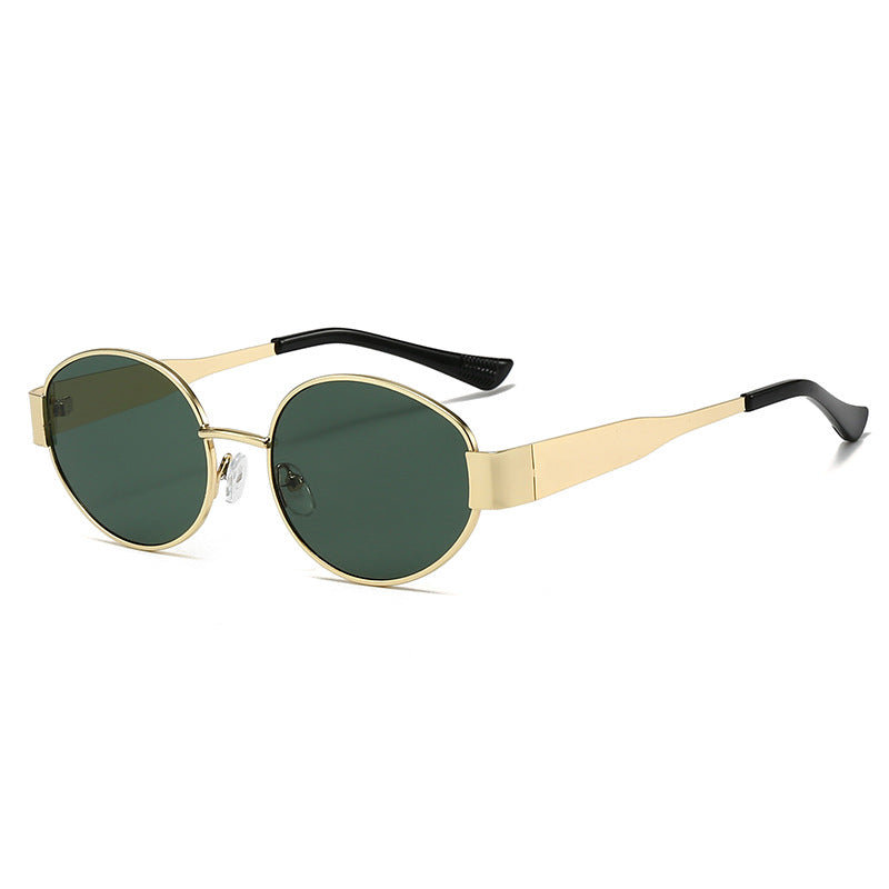 Damen Vintage Sonnenbrille im ovalen Design Brehn