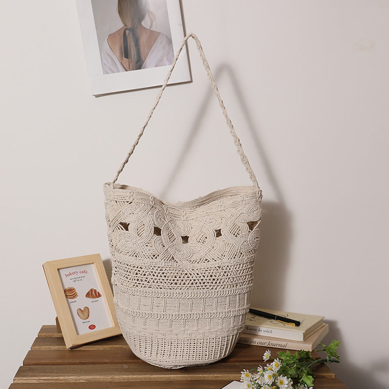 Handgehäkelte Baumwolltasche Brehn