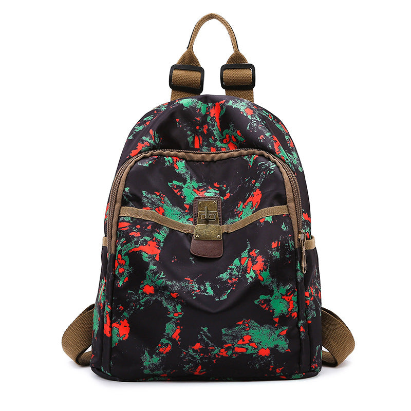 Blumenmuster Baumwollrucksack Brehn