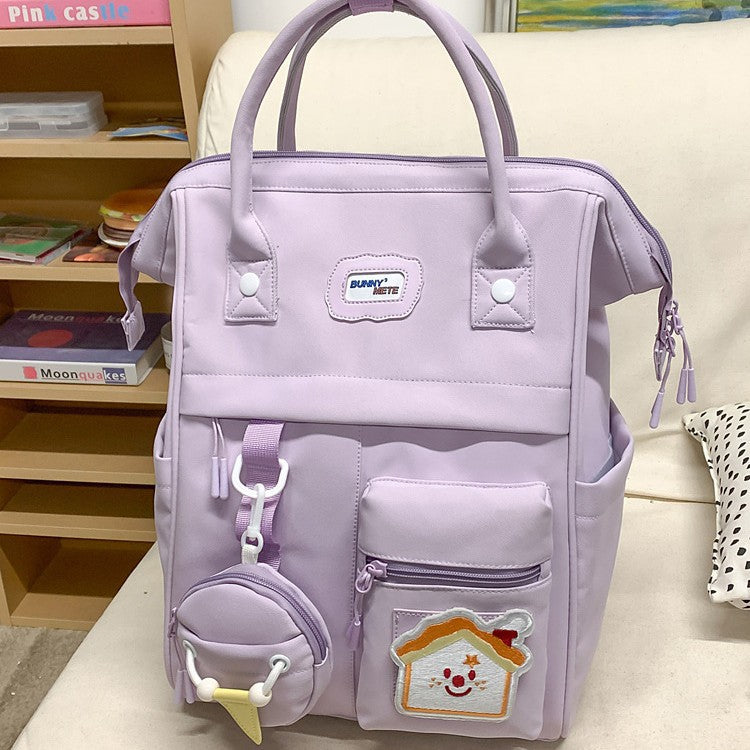 Stylischer Mehrfach-Taschen-Rucksack Brehn