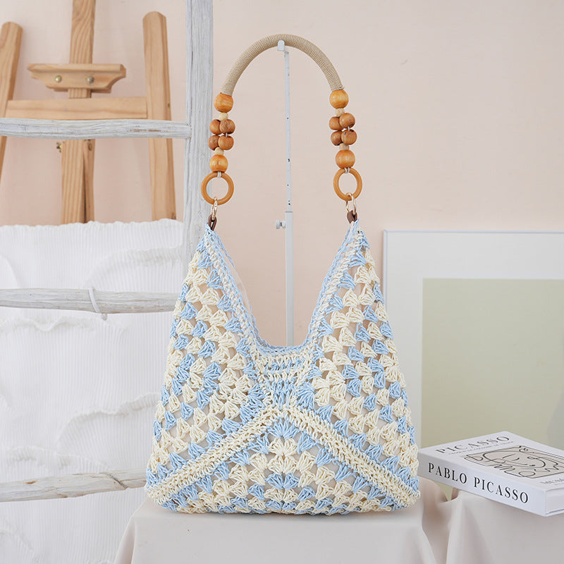 Handgefertigte Stricktafel-Tasche Brehn