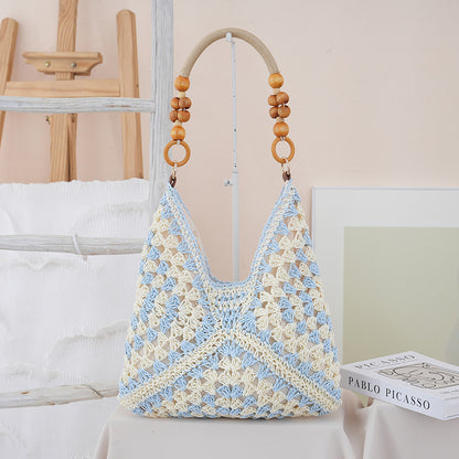 Handgefertigte Stricktafel-Tasche Brehn