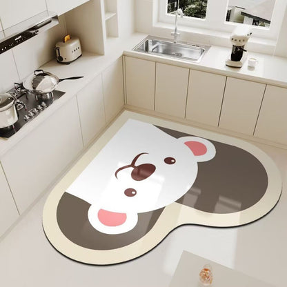 Süße Panda-Themen Küchenbodenmatte Brehn