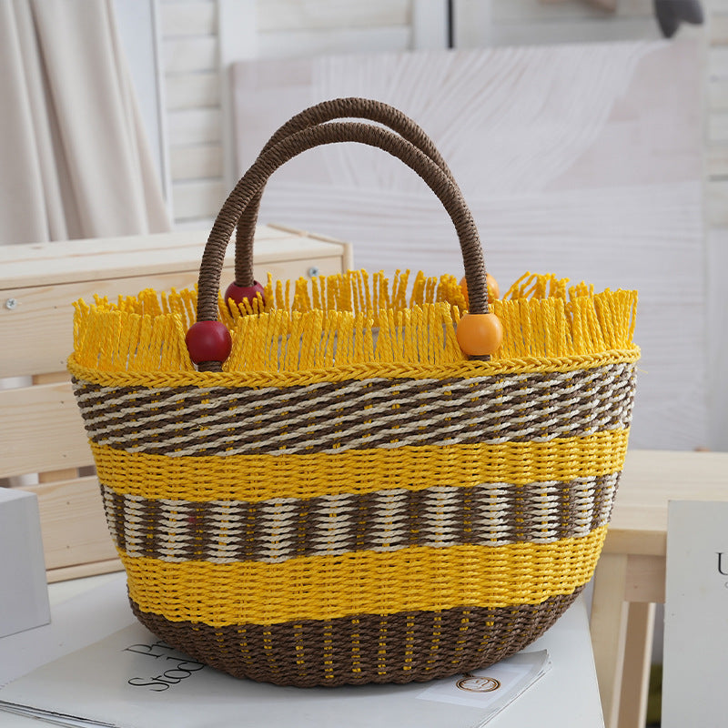 Handgefertigte Strandkorb-Tasche Brehn