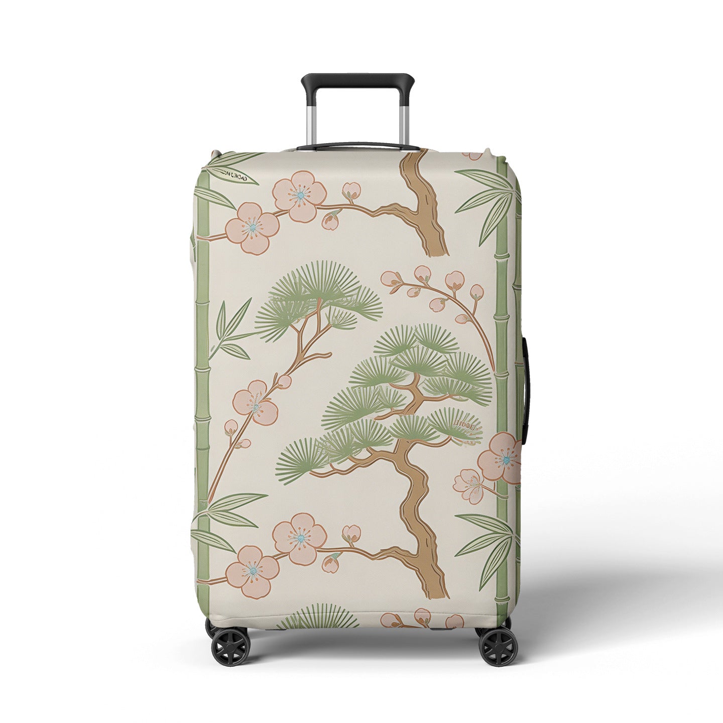 Damen Reisekoffer Brehn Blumendesign mit verstellbarem Griff