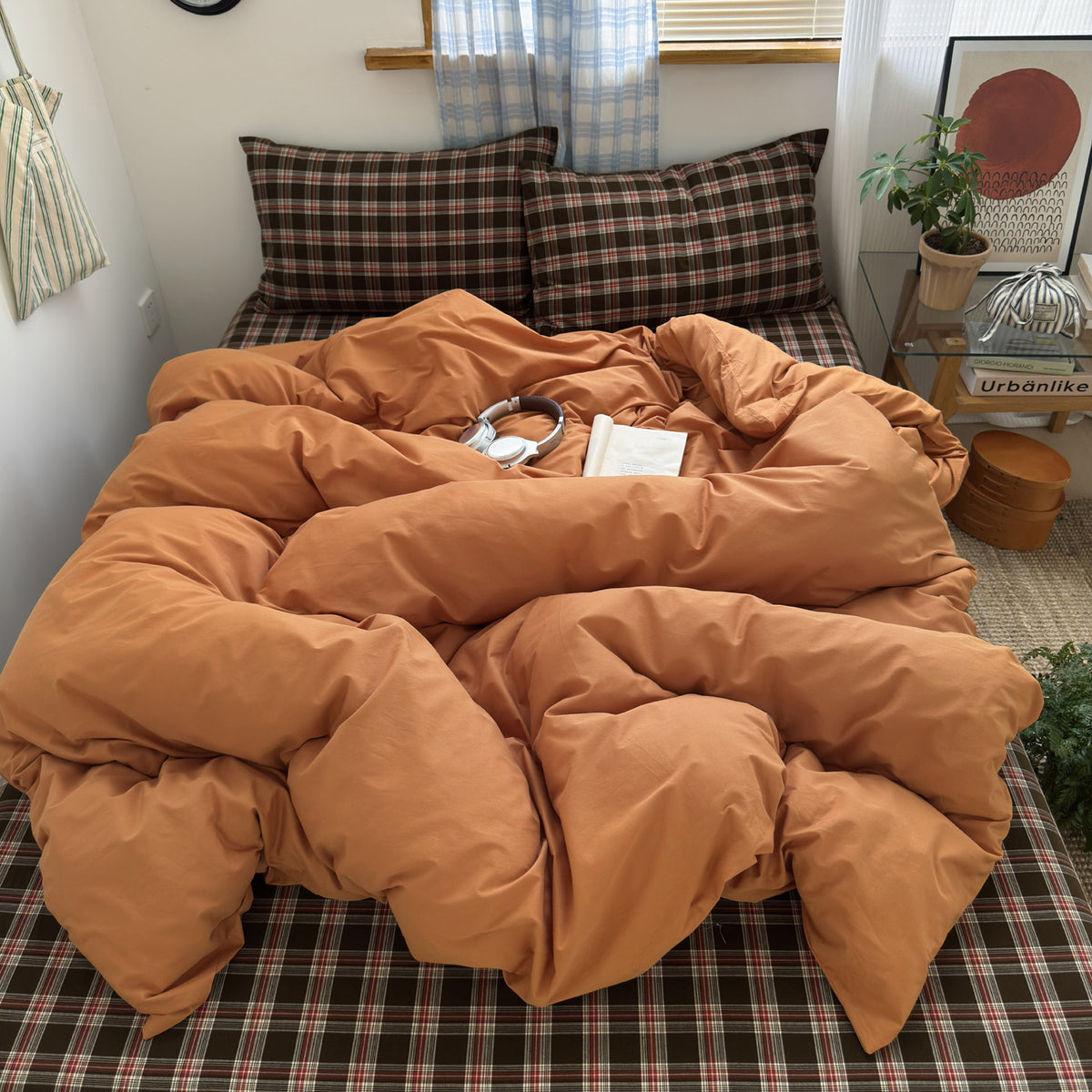 Extra-fluffige Daunen-Alternative Komfortdecke mit gebürstetem Baumwollbezug & Baffle-Box-Konstruktion