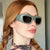 Damen modische Sonnenbrille im zeitgenössischen Design Brehn