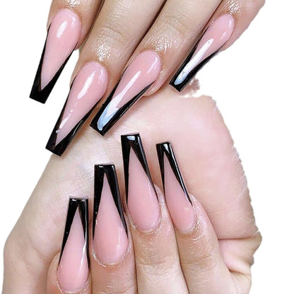 Künstlerische Stiletto-Nagelverstärkungen