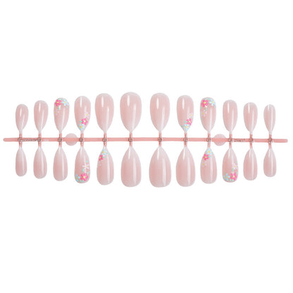 Floral Decorative Press-On Nail Set Brehn 1788496020