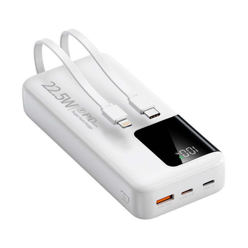 Powerbank mit dualen Schnellladeanschlüssen und digitaler Kapazitätsanzeige Brehn