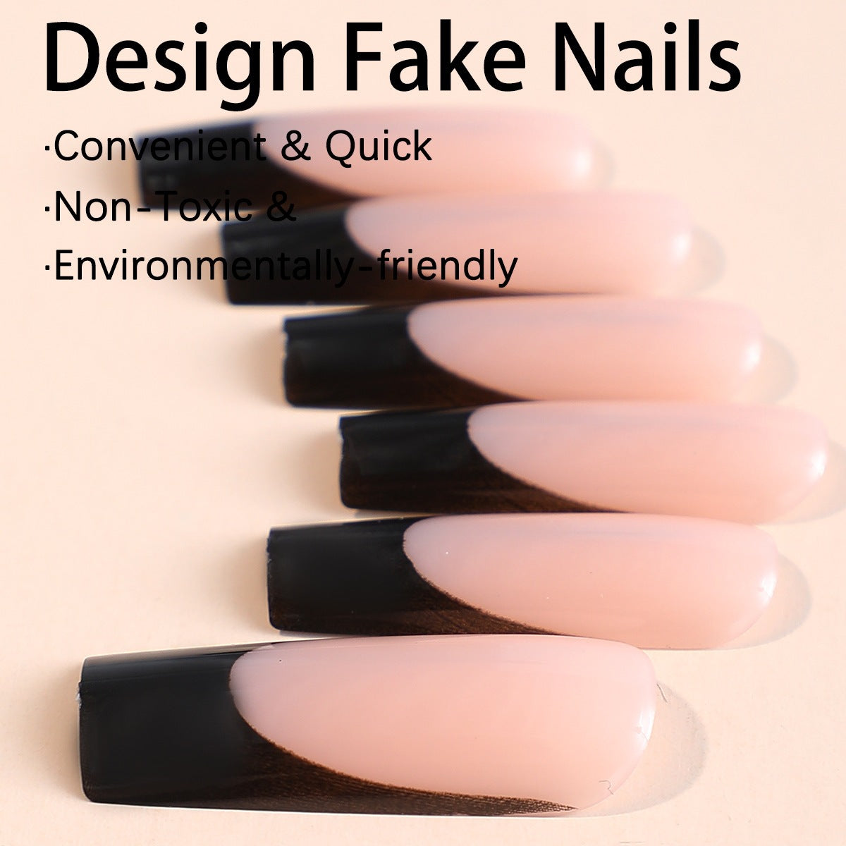 Kunstnagelset mit Eleganten Ombre-Design Brehn
