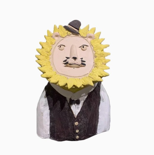 Dekorative Löwenfigur