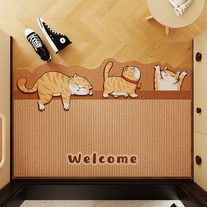 Niedliche Katzen-Themen-Eingangsmatte
