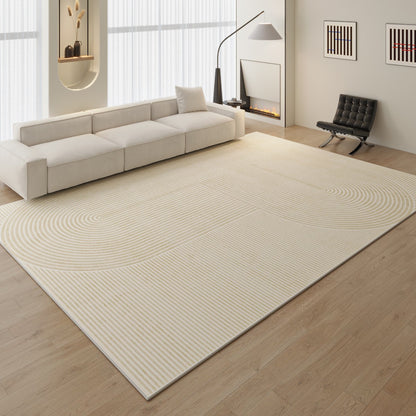 Minimalistischer strukturierter Teppich