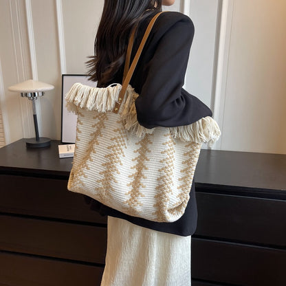 Bohemian handgewebte Tragetasche