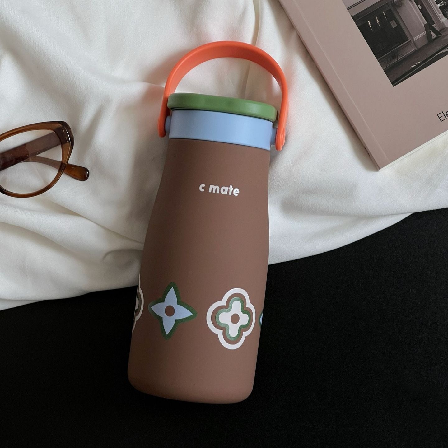 Damen Ergonomische Trinkflasche mit praktischem Tragegriff Brehn