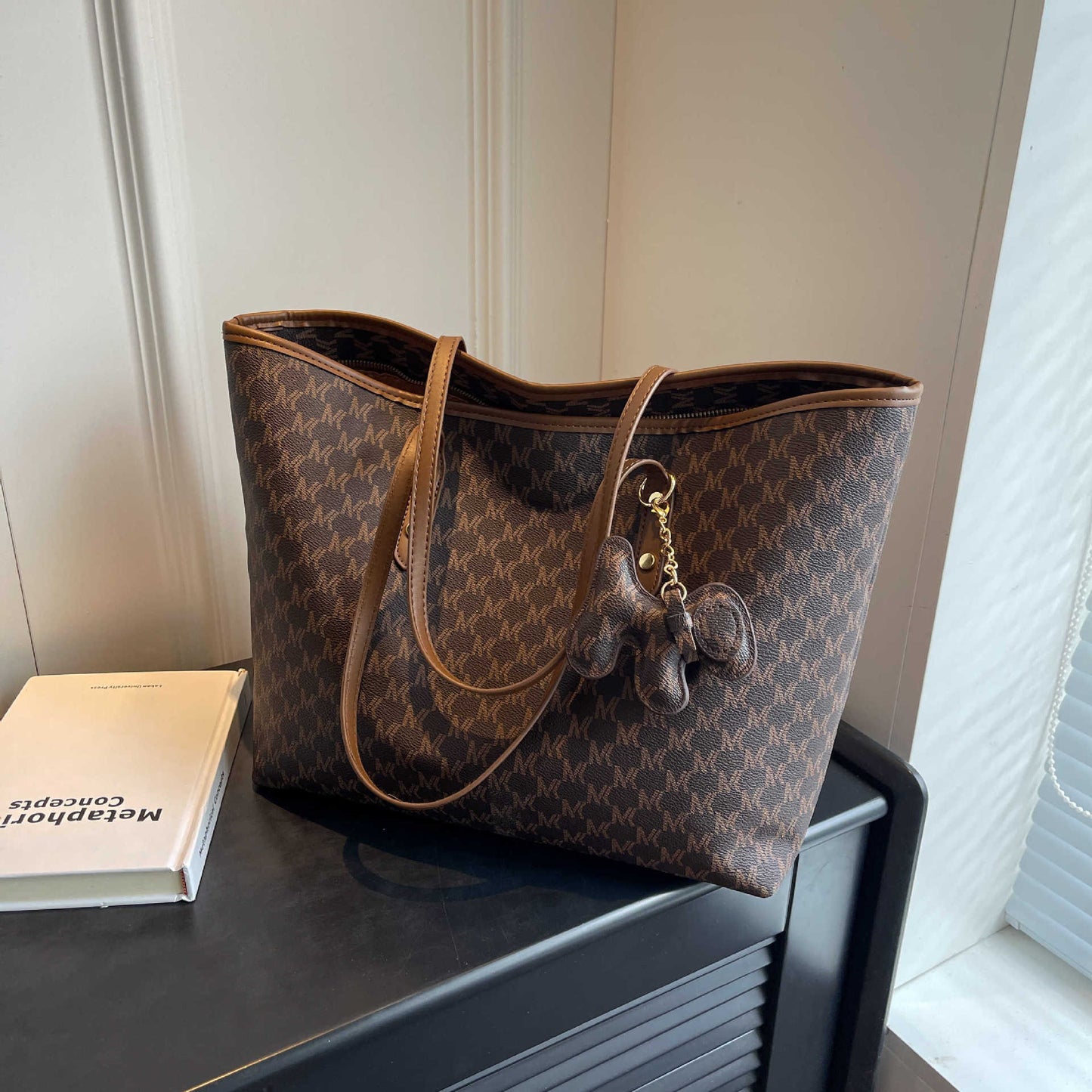 Elegante gemusterte Tote Bag Brehn