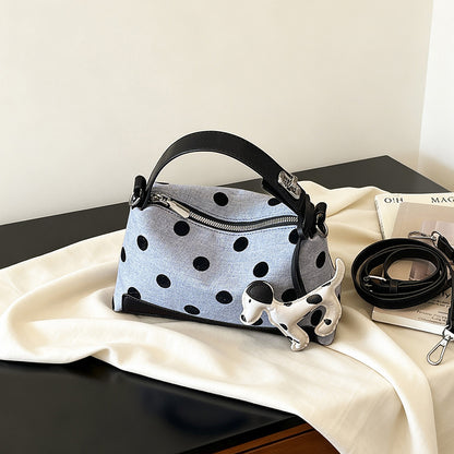 Polka Dot Dekorative Mini-Handtasche