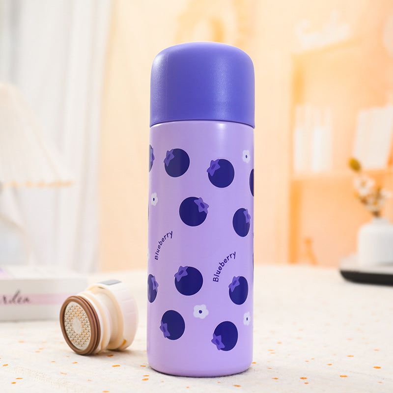 Damen Isolierte Trinkflasche mit fruchtigem Design und ergonomischem Tragegriff Brehn
