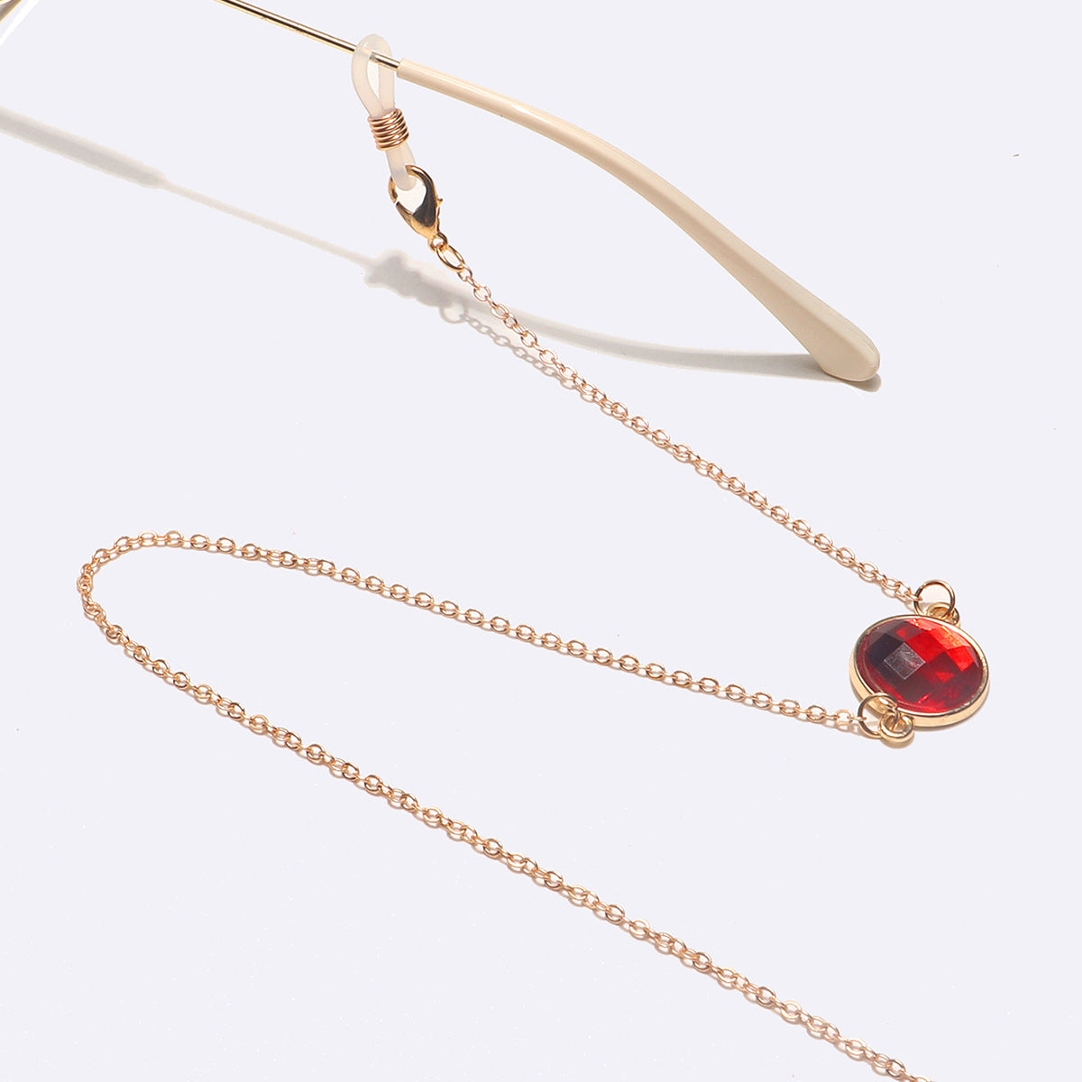 Elegante Edelstein Brillen Kette Brehn