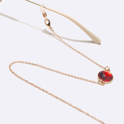 Elegante Edelstein Brillen Kette Brehn