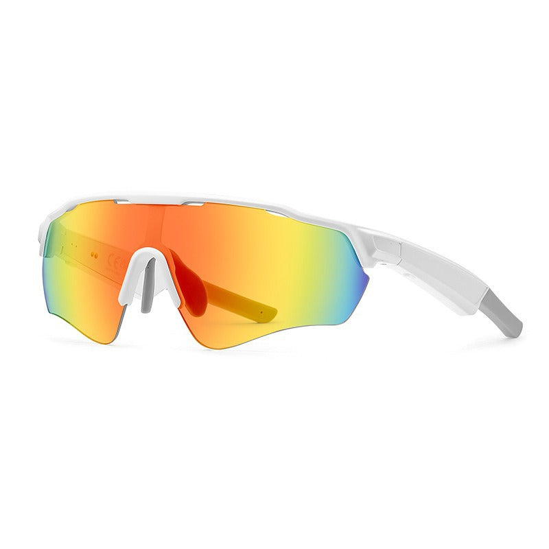 Unisex nan leichte Performance Sportbrille mit polarisierten UV-Schutzgläsern und rutschfestem Nasensteg Brehn