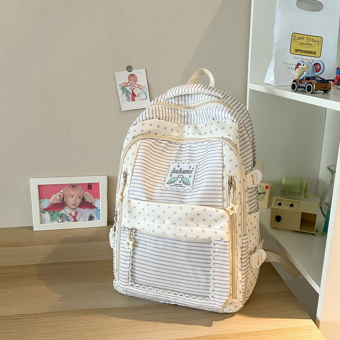 Stylische Mehrfach-Taschen-Schul-Rucksack