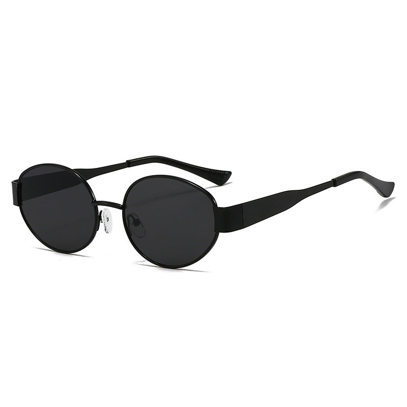 Damen Vintage Sonnenbrille im ovalen Design Brehn