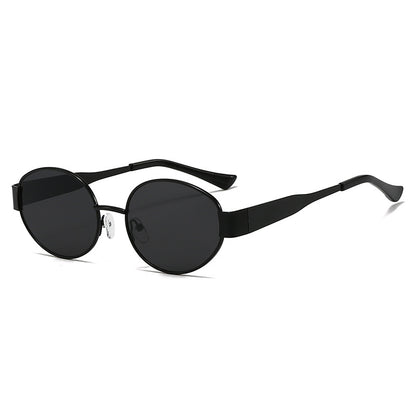 Damen Vintage Sonnenbrille im ovalen Design Brehn