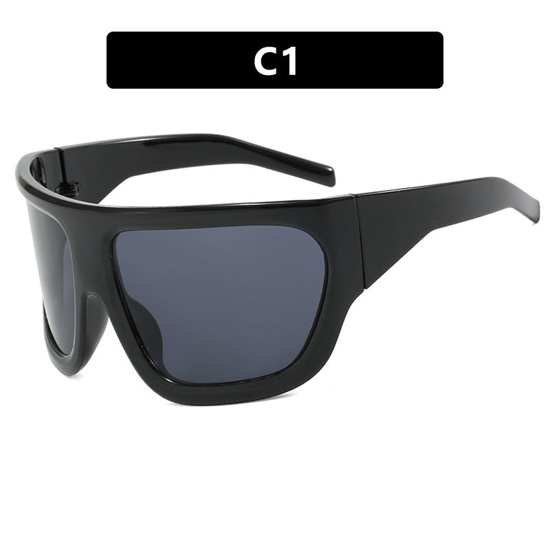 Damen sportliche Oversized-Sonnenbrille Brehn