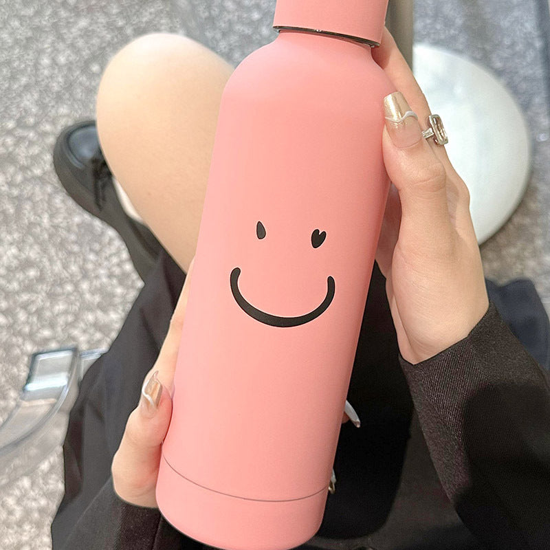 Damen Isolierflasche mit innovativem Lächelmotiv Brehn