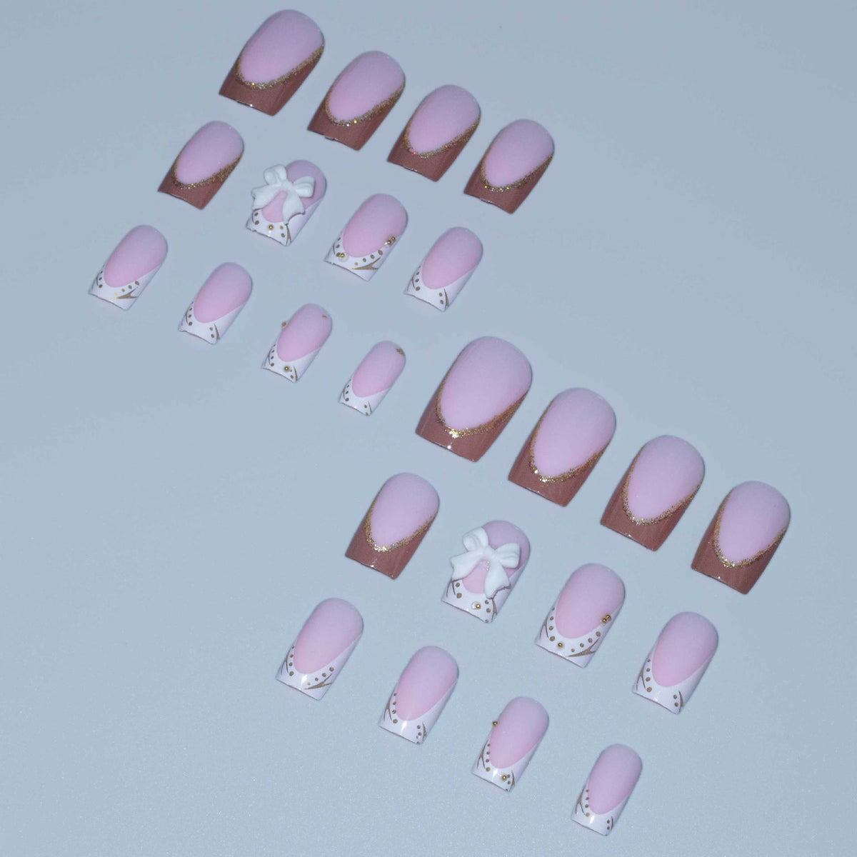 Elegantes Französisch Tipp Nagelkunstset