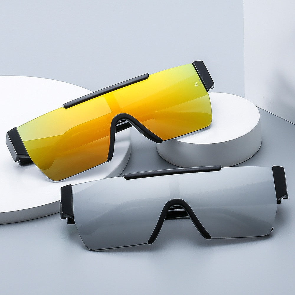 Damen Sportliche Oversized Sonnenbrille mit modernem Schutzrahmen Brehn