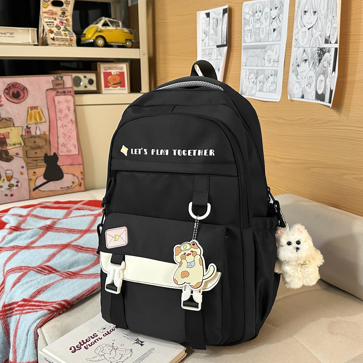 Rucksack mit Verspieltem Design und Innovativen Fächern Brehn