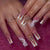 Aufwendiges florales Nagelkunst-Set Brehn