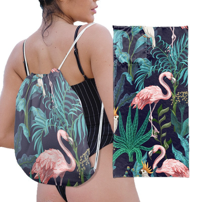 Multifunktionale Strandtasche mit integriertem Handtuch Brehn