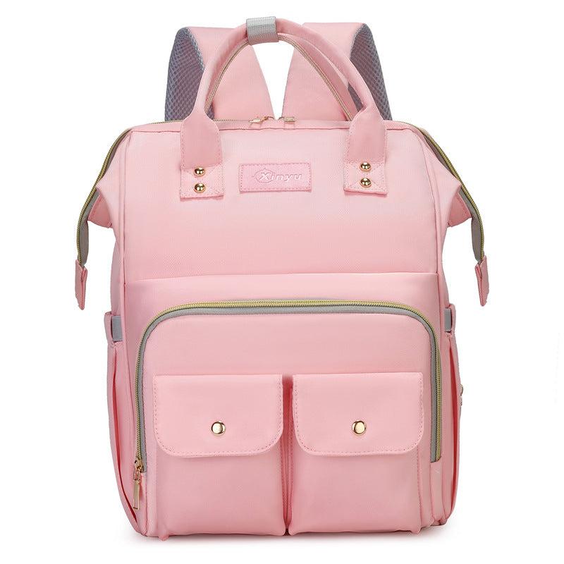 Stylische Mehrfach-Taschen Wickelrucksack Brehn
