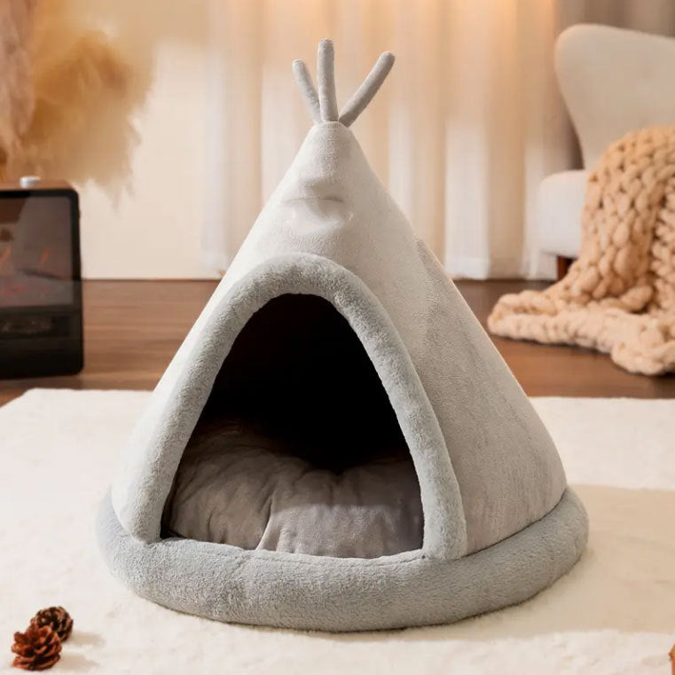 Gemütliches T-förmiges Hundebett