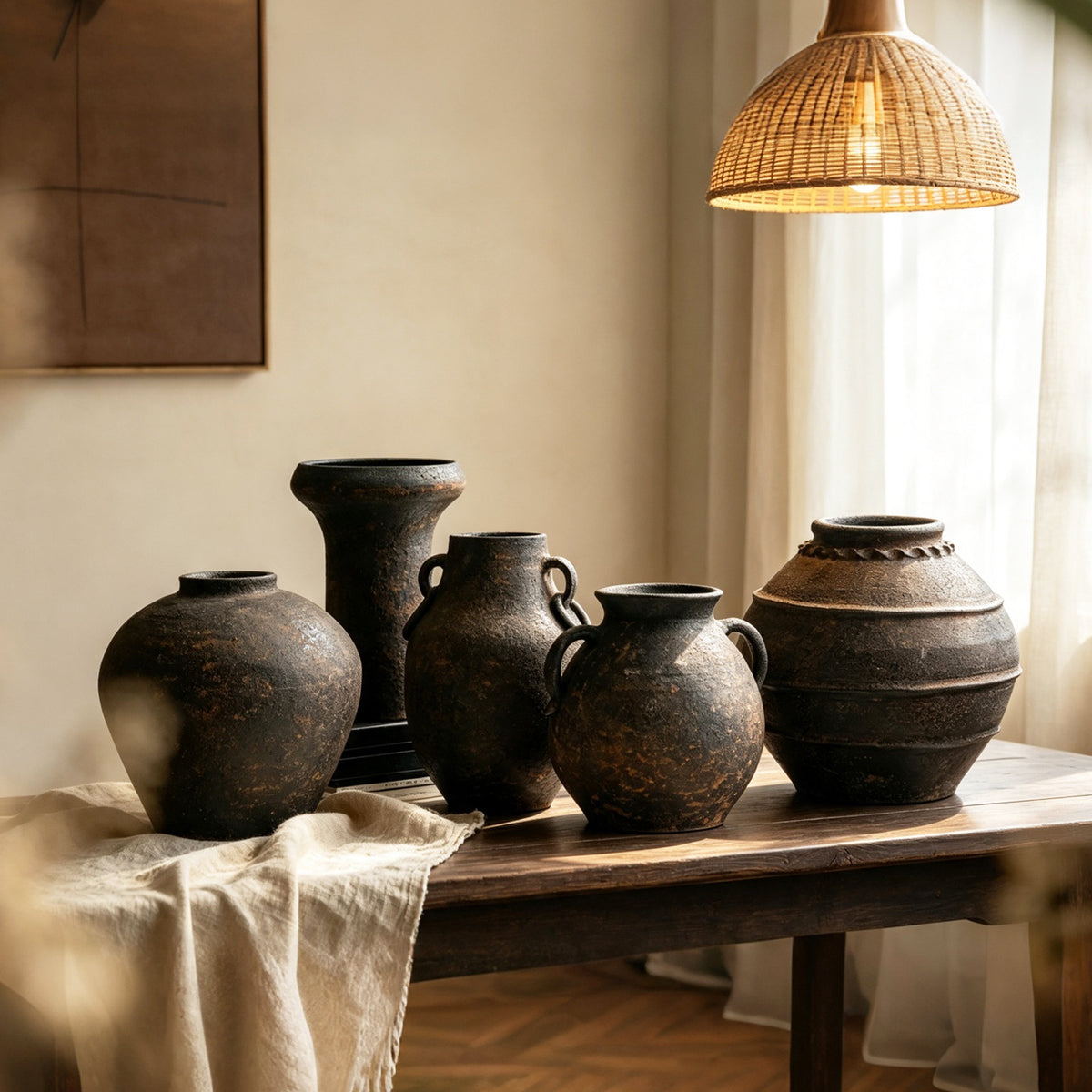 Keramische Blumenvase Brehn