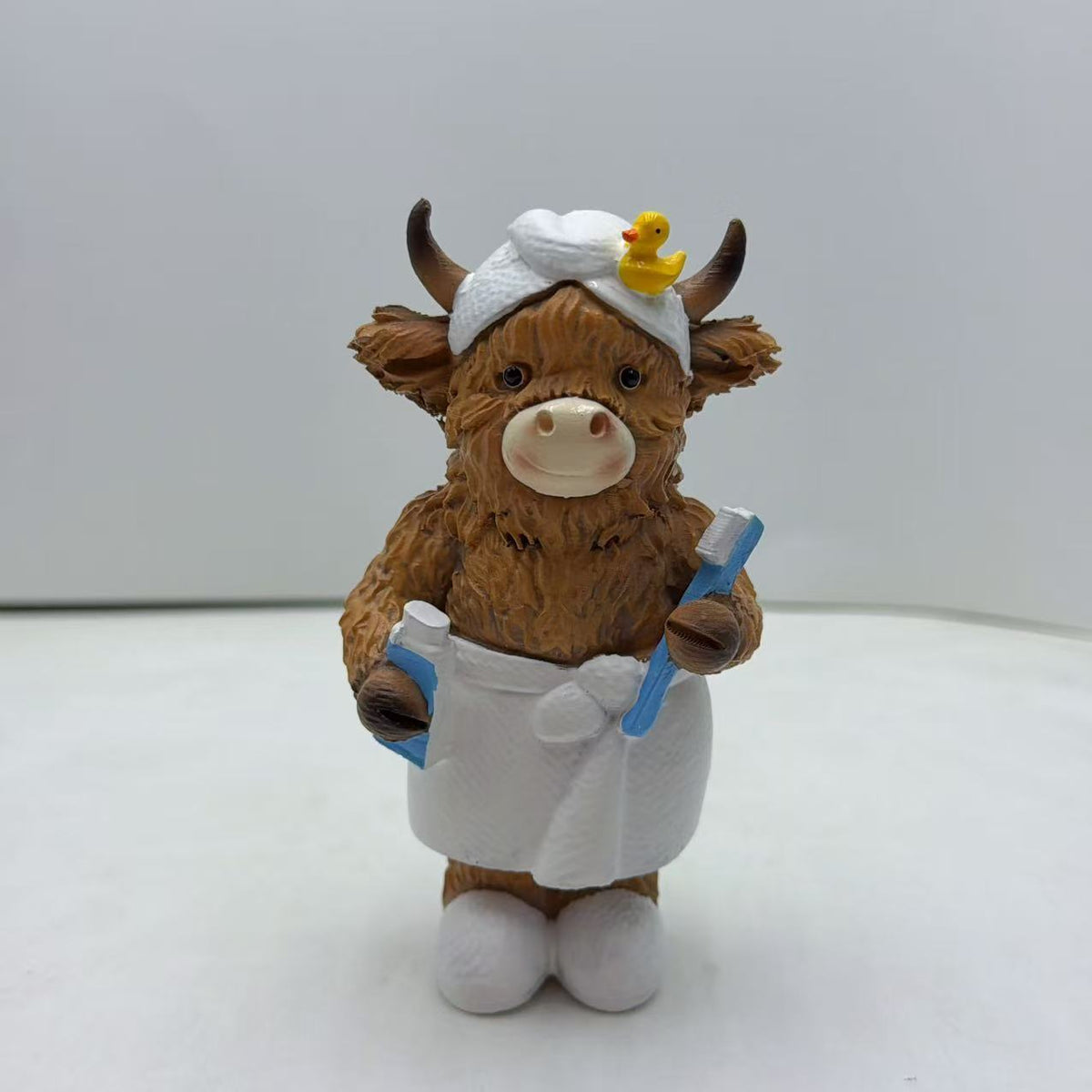 Lustige Highlandrind Badezimmerfigur Brehn