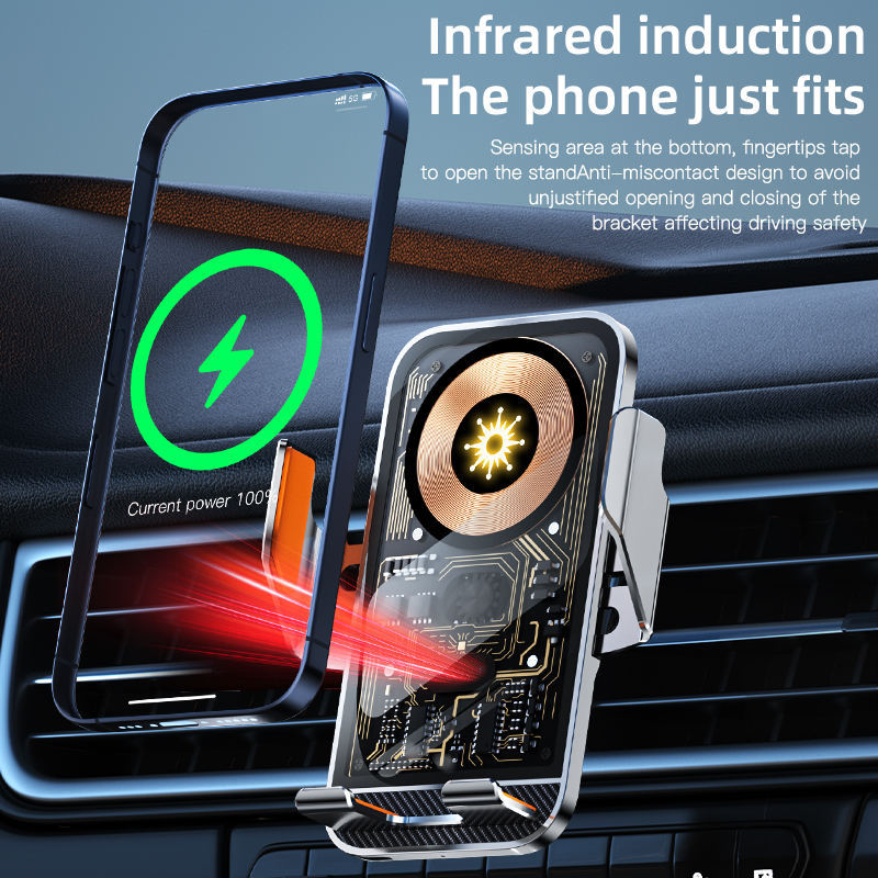 Unisex Smartphone Halter mit innovativer kabelloser Ladetechnologie Brehn