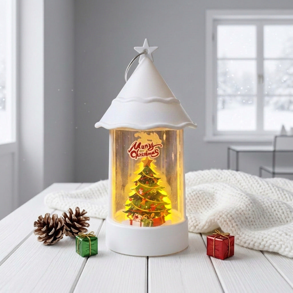 Weihnachtslaterne mit LED-Beleuchtung