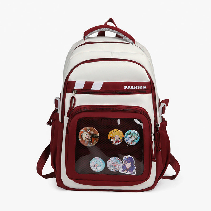 Stylischer Grafik-Patch-Rucksack Brehn